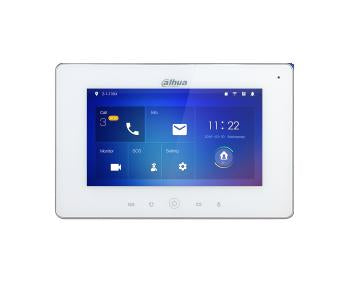 Videocitofono Unit Interna 7 Touch Plastica Wifi Ip Bianco - Visualizzazione dettagliata