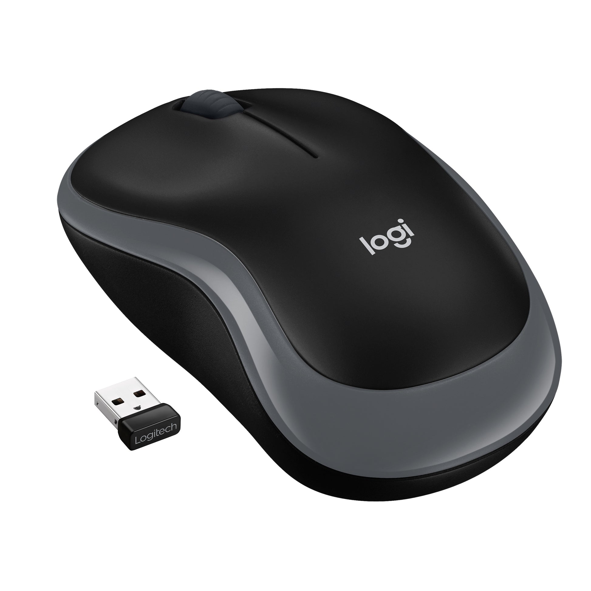 Mouse M185 Log Wireless Swift Grey Logitech Usb Nano Receiver - Visualizzazione dettagliata