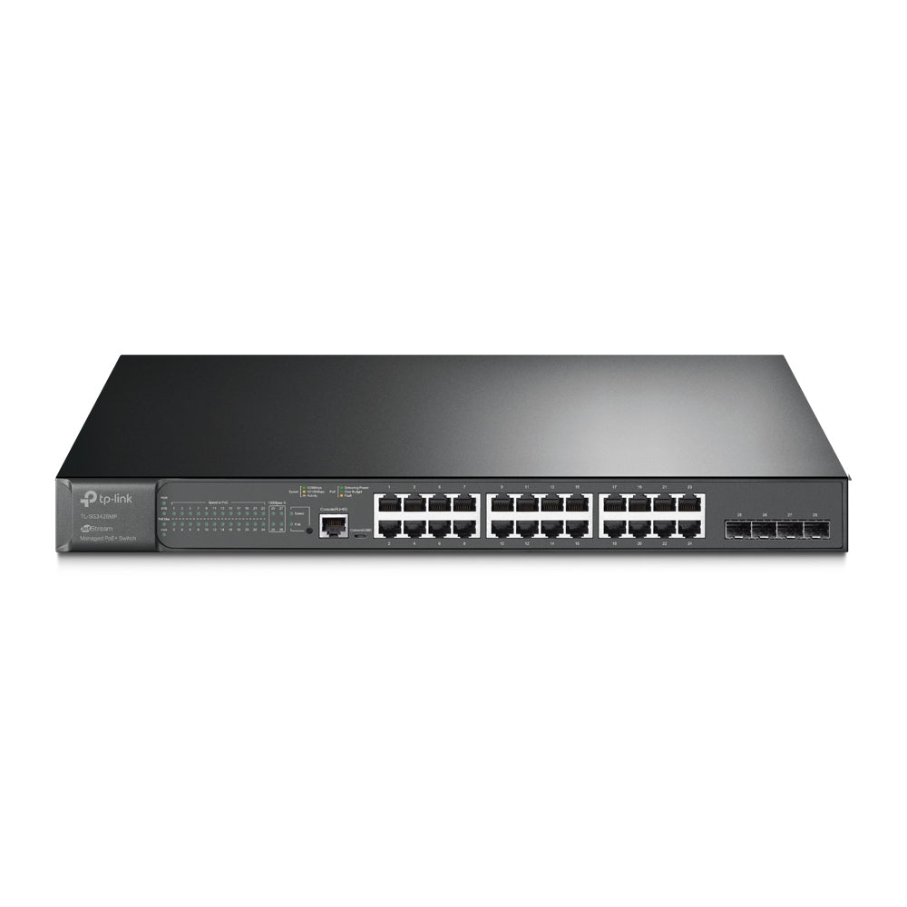 Switch 24P Rj45 Poe 4Slot Sfp 1P Usb Managed L2 - Visualizzazione dettagliata