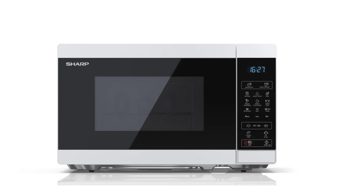 Forno Microonde Digitale Bianco Italia 20Lt Grill 800W 1000W - Visualizzazione dettagliata