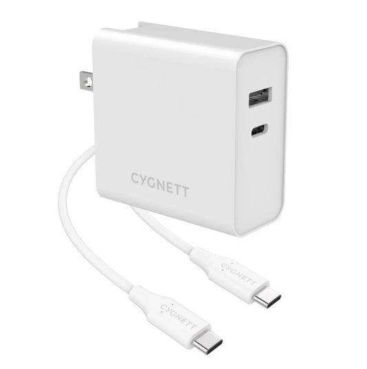 Caricatore 60Watt 2P Usb C Usba Ada Ttatori Viaggio Uk Usa Eu Cygnett - Visualizzazione dettagliata