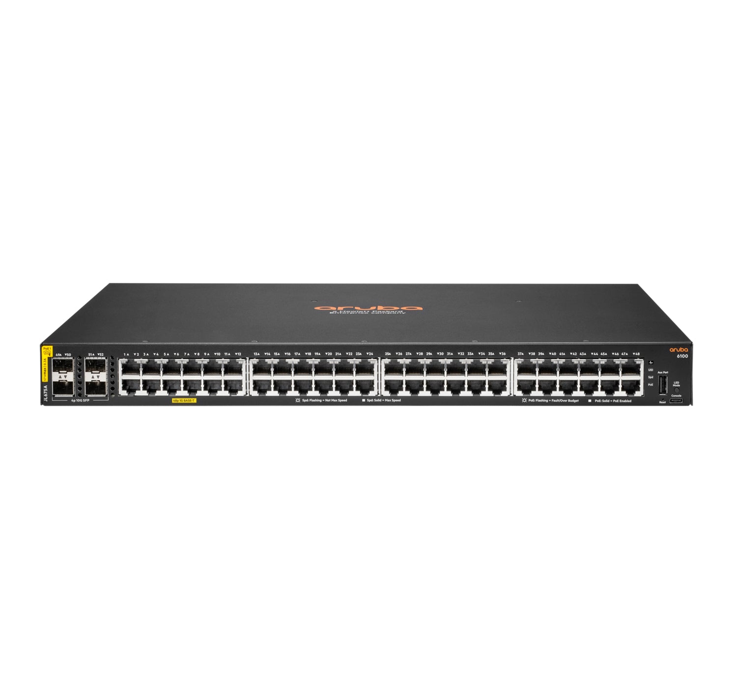 Switch 48P Gigabit Poe 4Sfp 370W - Visualizzazione dettagliata