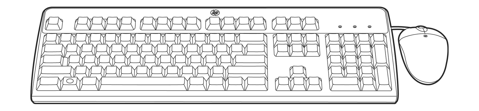 Accessori Vari Intel Hpe Usb Fr Ke Yboard Mouse Kit - Visualizzazione dettagliata