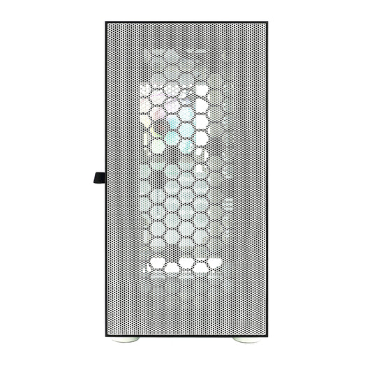 Case Mini Tower No Psu Fobia L8 Wht 1Usb3 2Usb2 Vetro Temperato Rgb Fan - Visualizzazione dettagliata