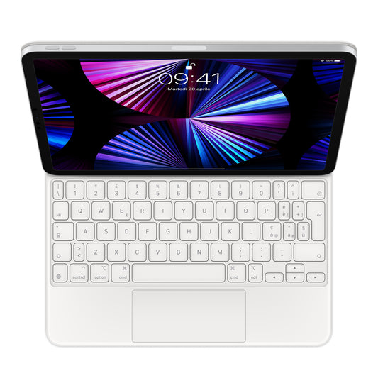 Magic Keyboard Per Ipad Pro 11 Wh 3 4 Gener E Air 4 5 Gener Bianca - Visualizzazione dettagliata