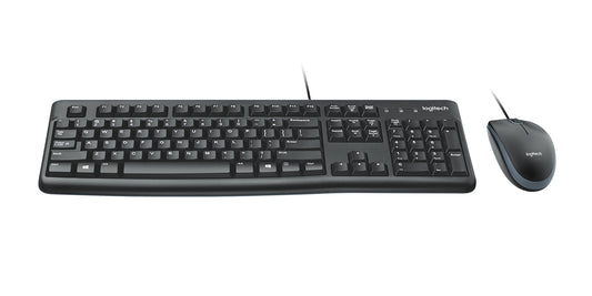 Tastiera Mk120 Log Mouse Nera Usb Retail - Visualizzazione dettagliata