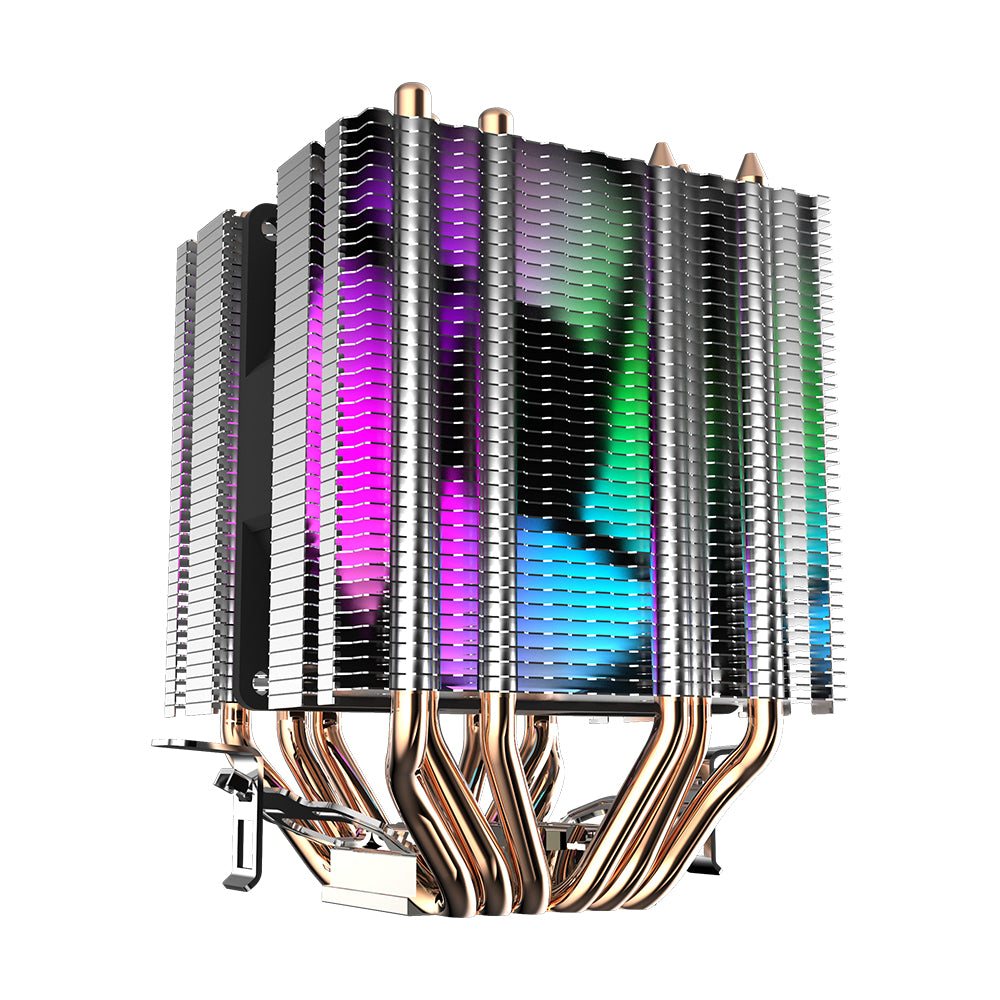 Dissipatore Aria Blizzard Dual Twr Rgb 90Mm Lga 1151 2011 Amd Am3 Am4 - Visualizzazione dettagliata