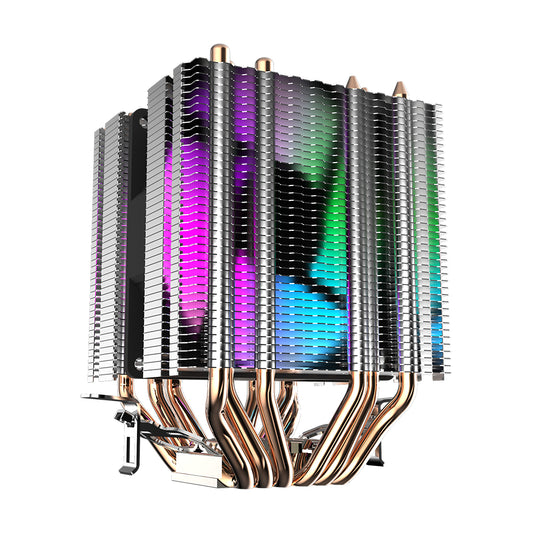 Dissipatore Aria Blizzard Dual Twr Rgb 90Mm Lga 1151 2011 Amd Am3 Am4 - Visualizzazione dettagliata