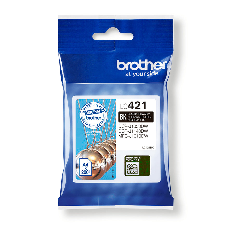 Ink Brother Lc421Bk Nero 200Pg Per Dcp J1050Dw - Visualizzazione dettagliata