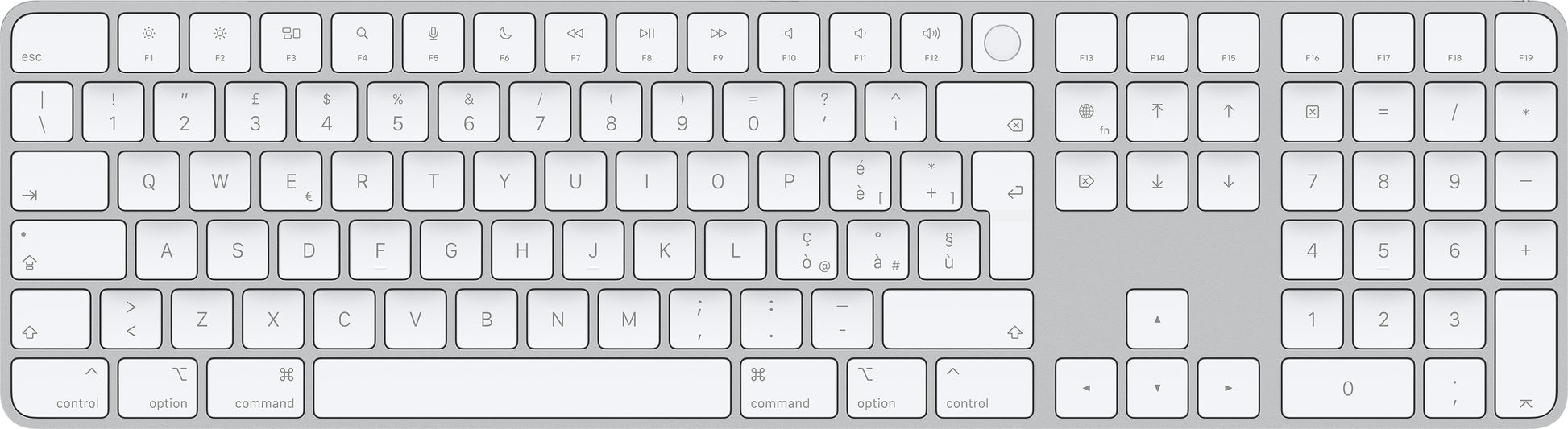 Tastiera Magic Apple Touch Id Tast Numerico - Visualizzazione dettagliata