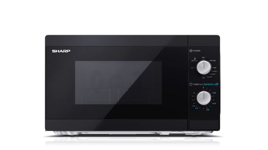 Forno Microonde Analogico Sharp Italia 20Lt 800 Watt Grill Black - Visualizzazione dettagliata