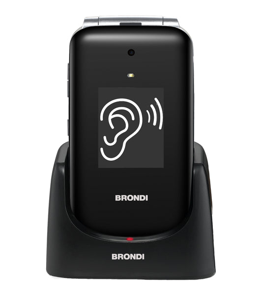 Cellulare Brondi Amico Supervoice 2 8 A Colori Micro Sd Nero Argento - Visualizzazione dettagliata