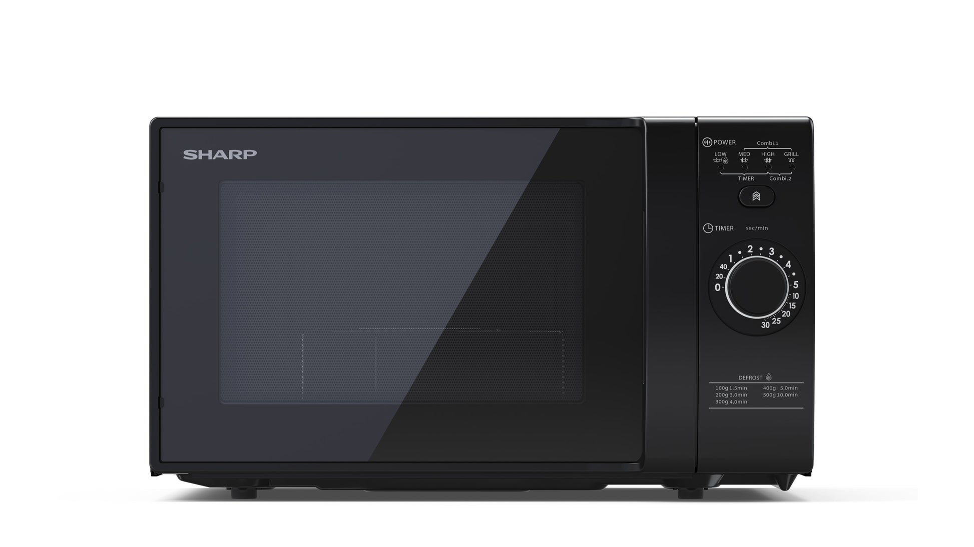 Forno Microonde Semidigitale Sharp Italia 20Lt 1000 Watt Grill - Visualizzazione dettagliata
