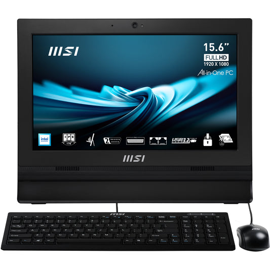 Aio 15 6N100 4Gb 128Sd W11P Tch Bk N100 Touch Kbl Mini Mouse Webcam - Visualizzazione dettagliata