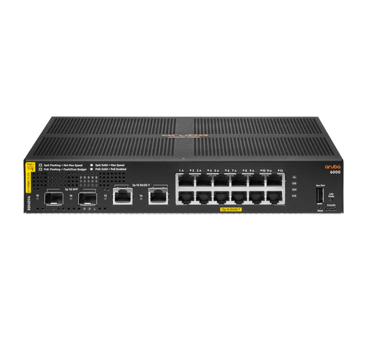 Switch 12P Gigabit Poe 4Uplink Aruba 6000 - Visualizzazione dettagliata