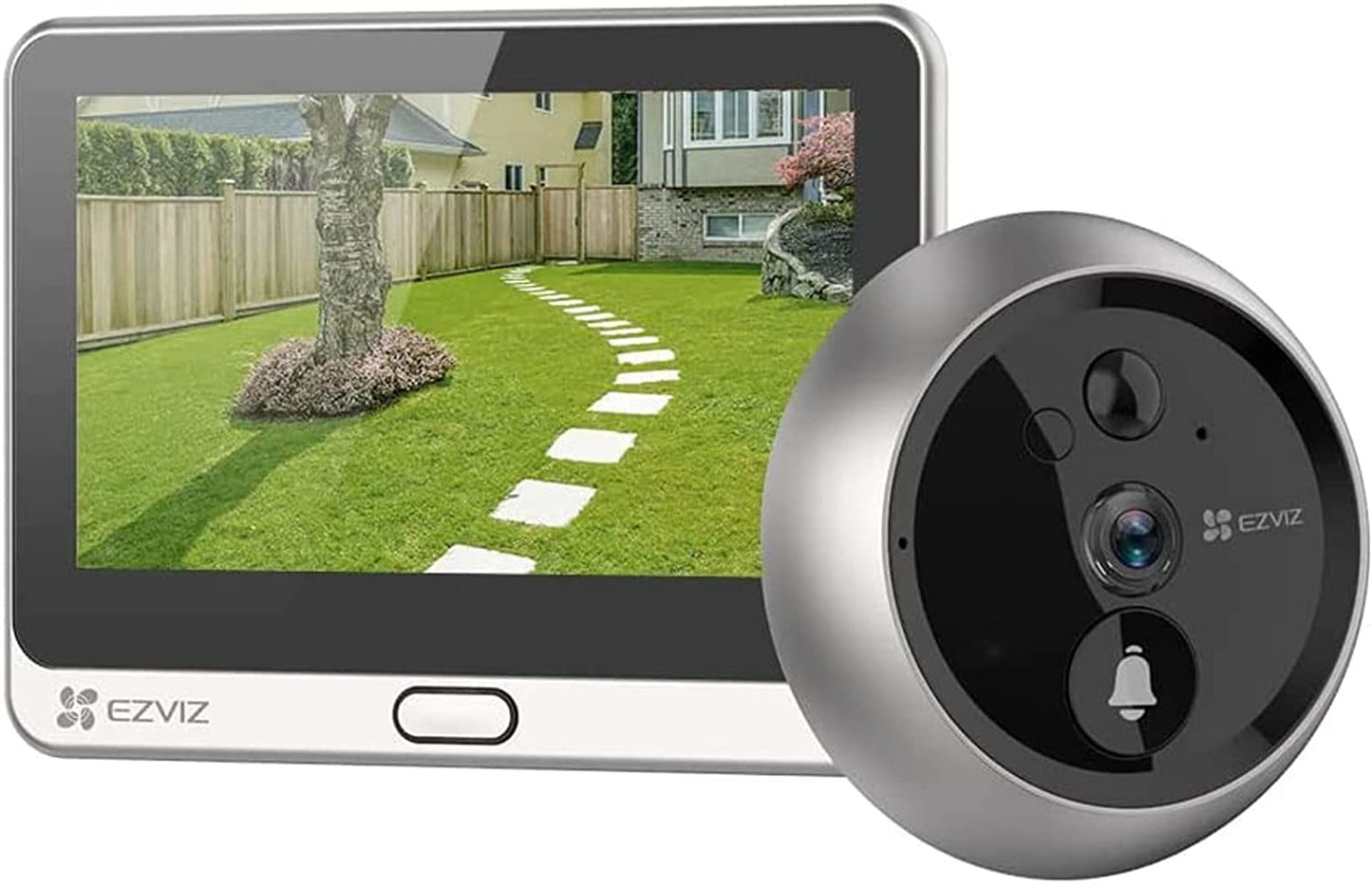 Spioncino Wifi Con Display 4 3 Sil 2Mp Pir H265 Bat Ric Antiscasso - Visualizzazione dettagliata