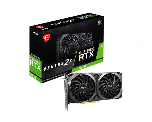 Vga Msi Rtx 3050 Ventus 2X 8 G Oc 8Gb Ddr6 128Bit 1Hdmi 3Dp 130W - Visualizzazione dettagliata