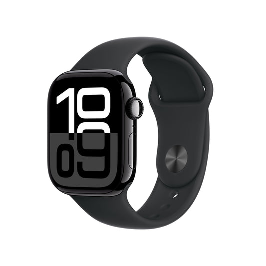 Watch 10 42Mm Gps Jet Allumin Nero Nero Sport Band M L - Visualizzazione dettagliata
