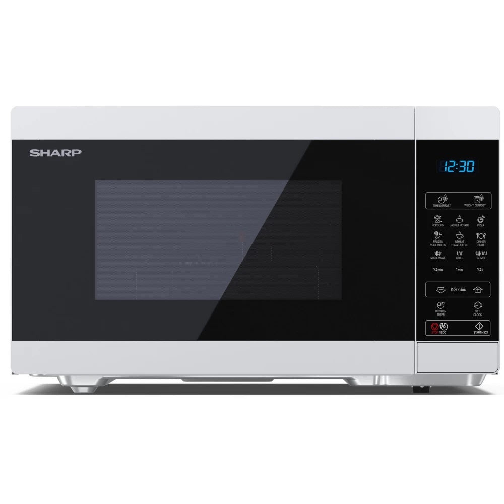 Forno Microonde Digitale Sharp Italia 28Lt 1100 Watt Grill White - Visualizzazione dettagliata