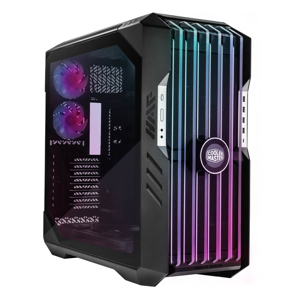 Case Full Tower No Psu Haf700 Evo W Odd 2Usb3 Black - Visualizzazione dettagliata