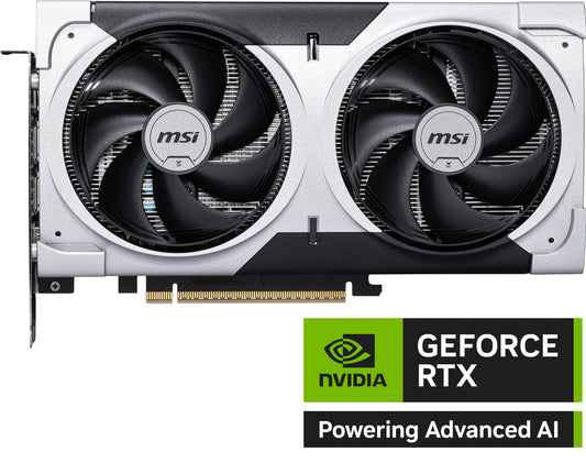 Vga Msi Rtx 5060Ti Ventus 2X Oc Pl 8Gb Gddr7 256Bit 1H 3Dp - Visualizzazione dettagliata