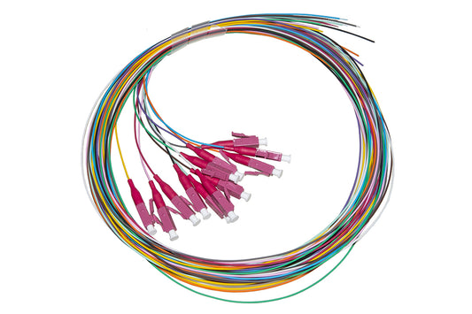 Pigtail Fibra Ottica Om4 Lc 2Mt Simplex Confezione 12Pz Colorati - Visualizzazione dettagliata