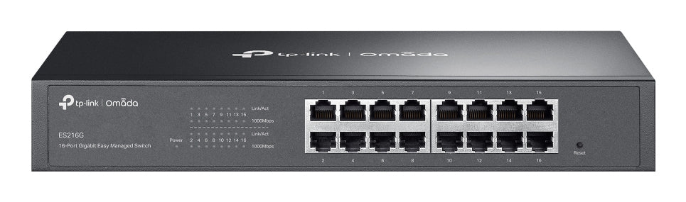 Switch 16P Gigabit Ethernet Vlan Qos Smart Managed Advance Cloud - Visualizzazione dettagliata