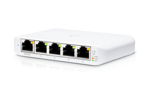 Switch 5P Gigabit Compact Desktop 150Gr 107 70 21Mm Ubiquiti - Visualizzazione dettagliata