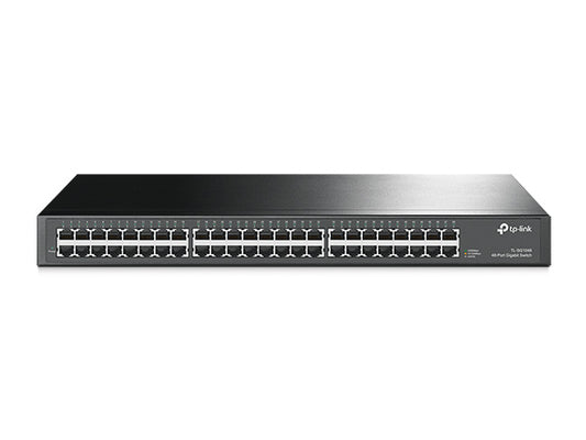 Switch 48P Gigabit Rj45Ports 1U 19 Inck Rack Mountable Steel Case - Visualizzazione dettagliata