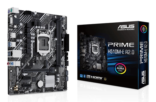 Mb Asus Prime H510M E R2 0 S1200 2D4 4S3 Gbl M 2 U3 2 Vga Hdmi Dp - Visualizzazione dettagliata