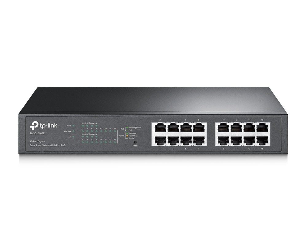 Switch 16P Gigabit Desktop Reackmou N Di Cui 8P Poe - Visualizzazione dettagliata