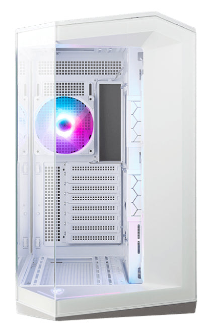 Case Mid Tw Mpg Pano 100R Pz White White No Psu Atx Matx Mini Itx - Visualizzazione dettagliata