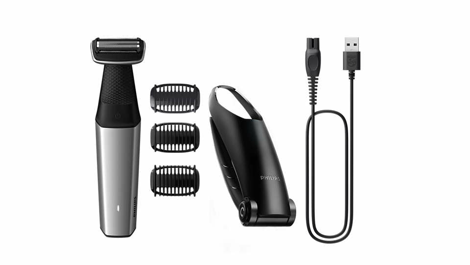 Philips Multigroom Rasoio Corpo Bg5021 15 Wet Dry Extra Lungo - Visualizzazione dettagliata