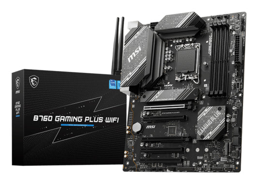 Mb Msi B760 Gaming Plus Wifi 1700 4D5 2M 2 4S3 U3 2 Gbl H D Atx Ddr5 - Visualizzazione dettagliata