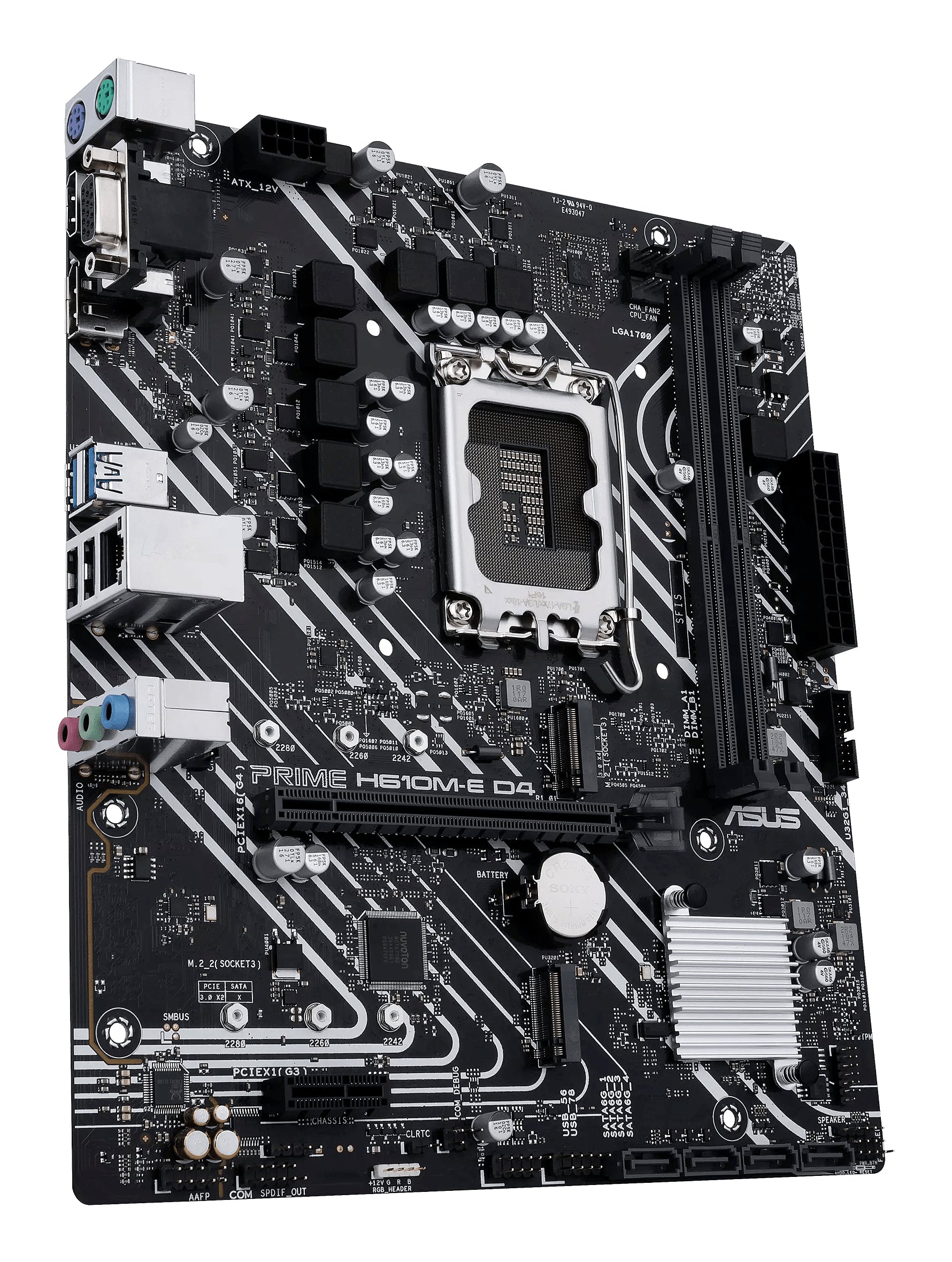 Mb Asus Prime H610M E D4 Csm S1700 2D4 4S3 2M 2 U3 2 H Dp V - Visualizzazione dettagliata