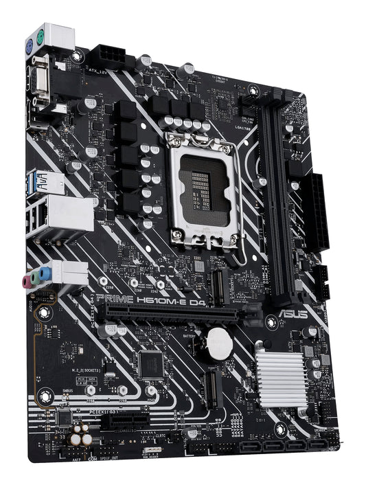 Mb Asus Prime H610M E D4 Csm S1700 2D4 4S3 2M 2 U3 2 H Dp V - Visualizzazione dettagliata