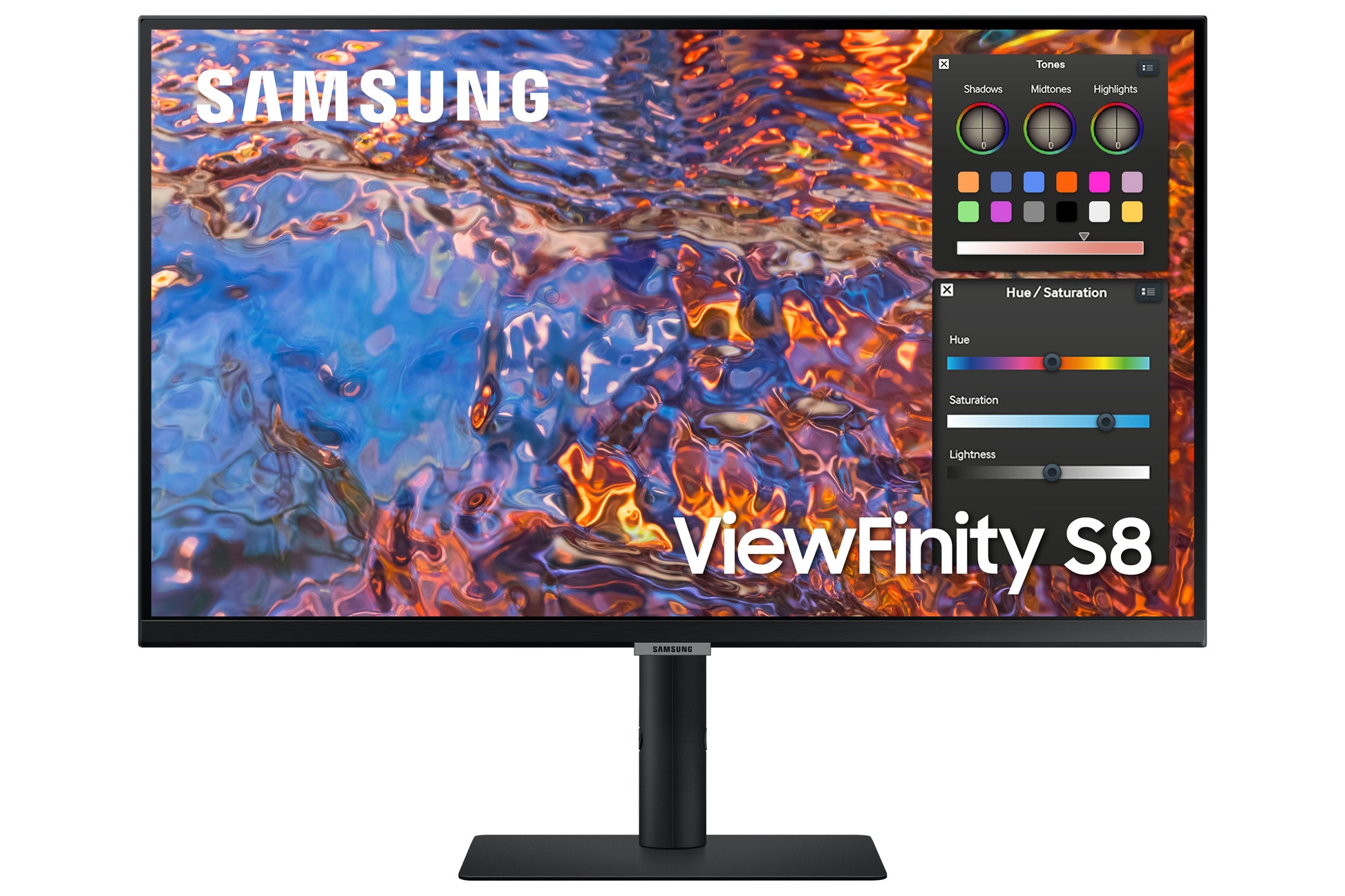 Mon 32Ips Uhd Hdmi Dp 4K Usbc Ls32B800Pxpxen Pivot Reg Altezza - Visualizzazione dettagliata