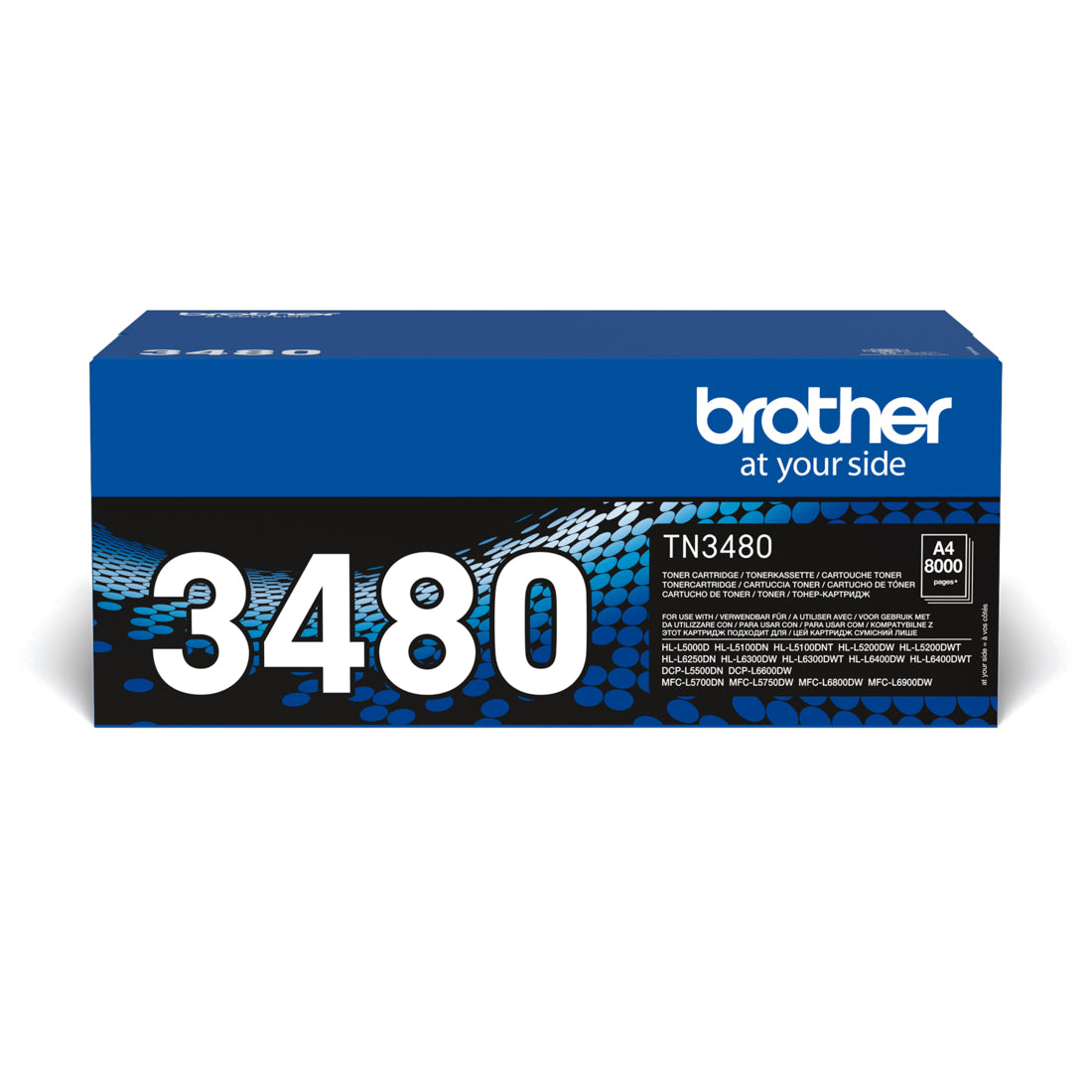 Toner Brother Tn3480 Nero Per Hl L5000D 8 000Pg - Visualizzazione dettagliata