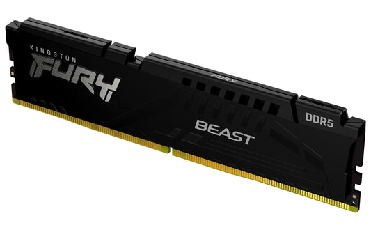 Ddr5 16Gb 4800 Mhz Fury Beast Black Cl38 Kingston - Visualizzazione dettagliata
