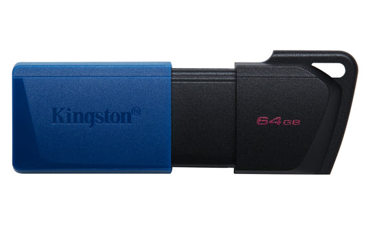 Pen Drive 3 2 64Gb Type A Exodia M Black Blu Kingston Cappuccio Removi - Visualizzazione dettagliata