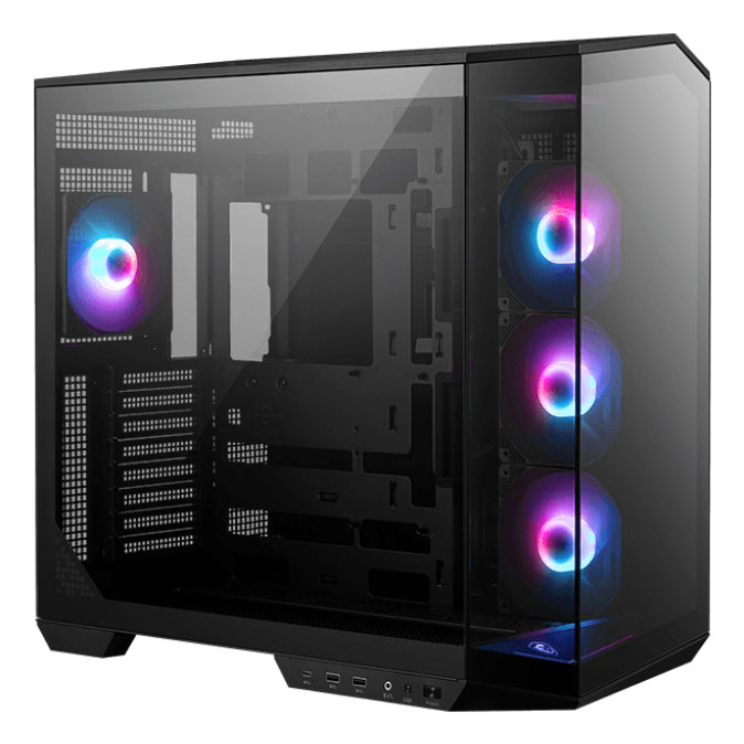 Case Mid Tw Mpg Pano 100R Pz Black Black No Psu Atx Matx Mini Itx - Visualizzazione dettagliata