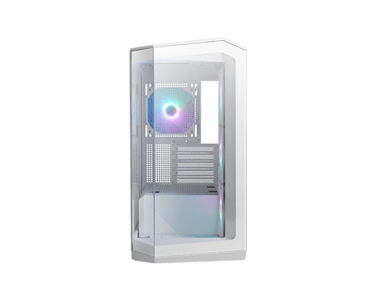 Case Mini Tw Mpg Pano M100R Pz Wh Black No Psu Matx Mini Itx - Visualizzazione dettagliata