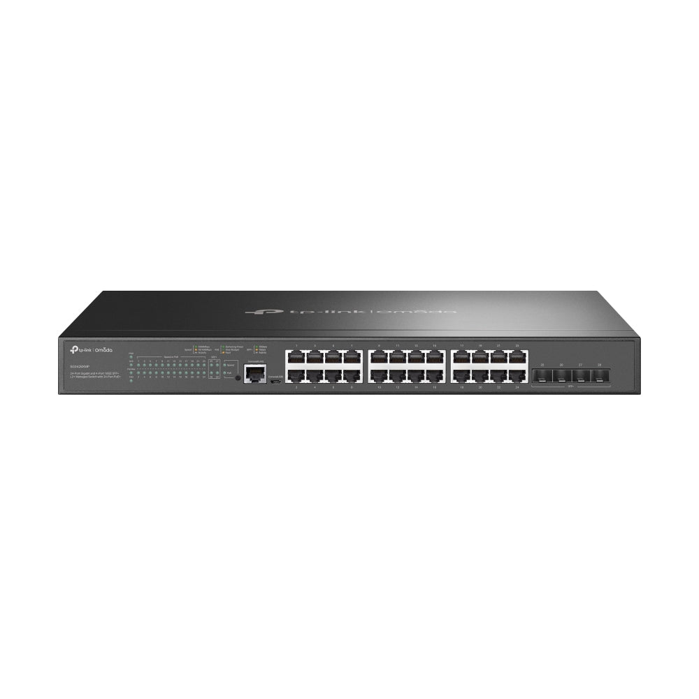Switch 24P Gigabit Poe 4Slot Sfp 10Ge 1P Rj45 Micro Usb Managed L2 - Visualizzazione dettagliata