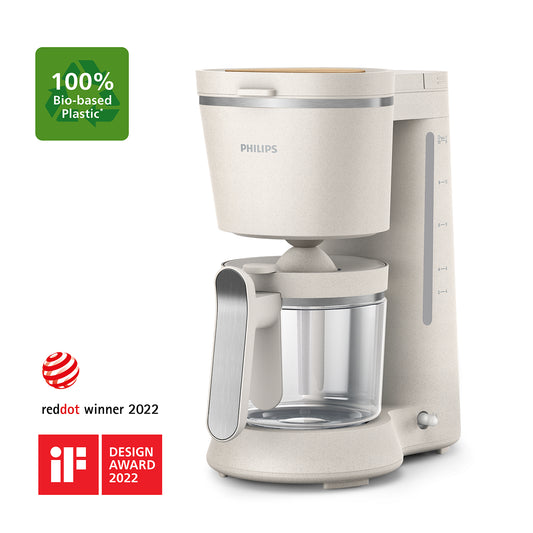 Macchina Caffe Philips Conscious Hd5120 00 1 2 Litri Vetro Americano - Visualizzazione dettagliata