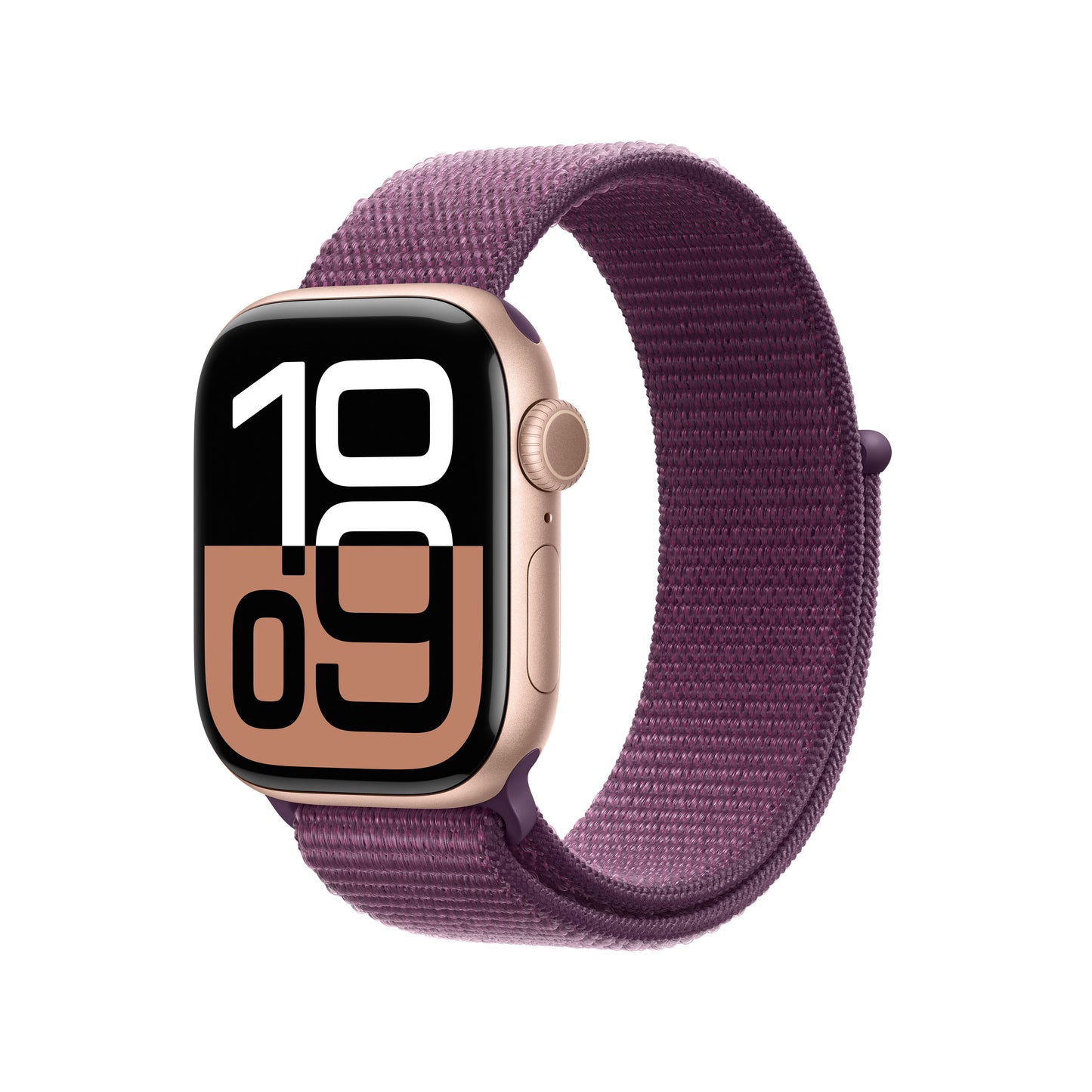 Watch 10 42Mm Gps Rose Gold Allum Plum Sport Loop - Visualizzazione dettagliata