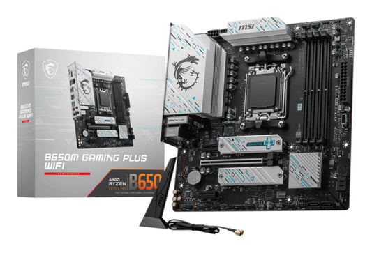 Mb Msi B650M Gaming Plus Wifi Am5 4D5 4S3 2M 2 3Pcie 1Hd 1Dp Matx - Visualizzazione dettagliata