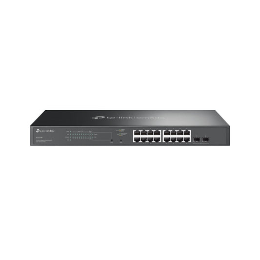 Switch 18P Rj45 Poe 2P Gigabit Sfp 16Xgigabit Poe 150W Poe Power - Visualizzazione dettagliata