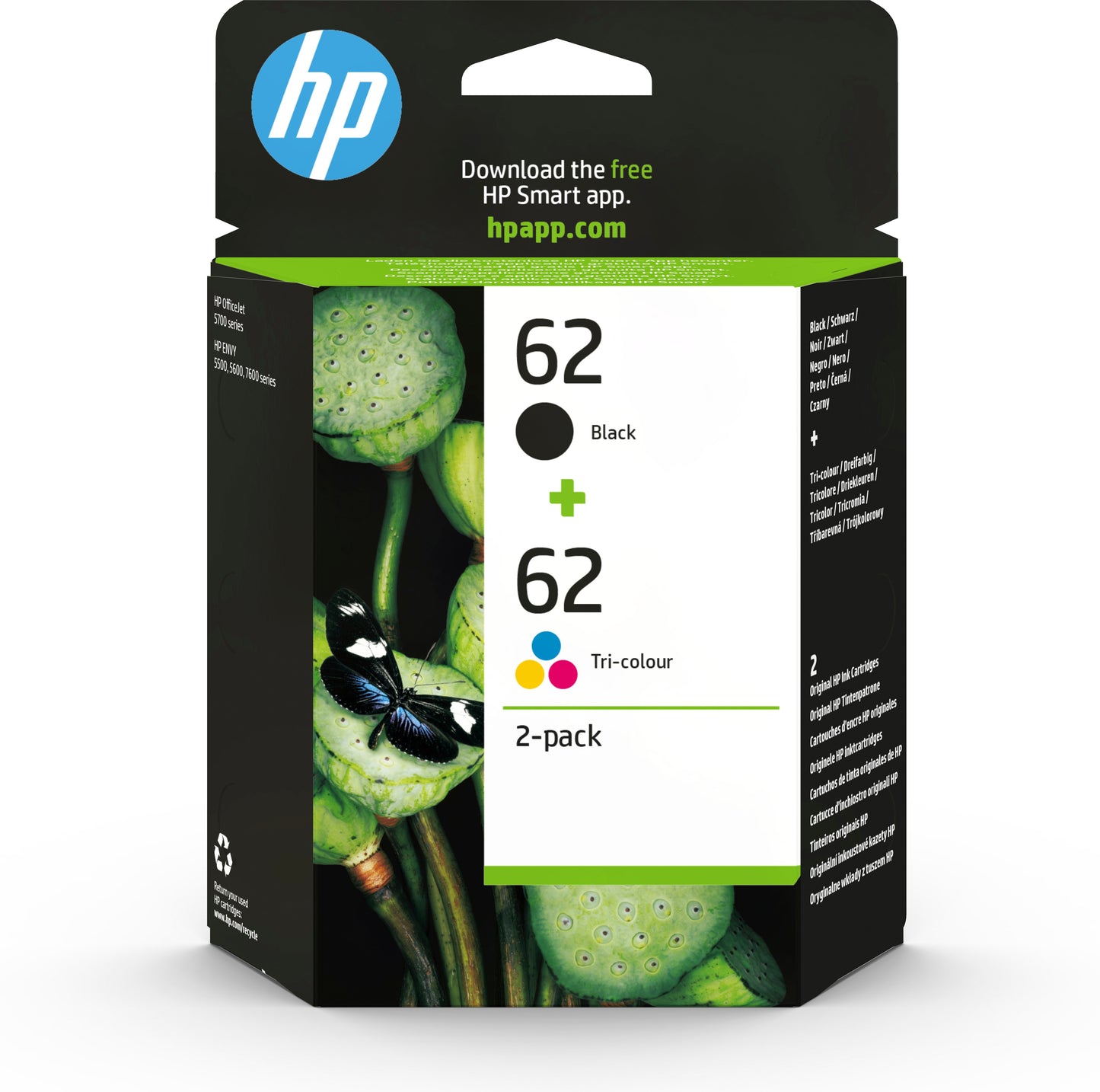 Ink 62 N9J71Ae Cmyk Officejet 5745 J3M80Ae - Visualizzazione dettagliata